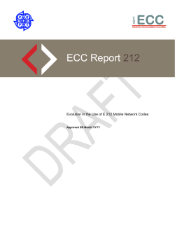 Draft ECC Rep 212