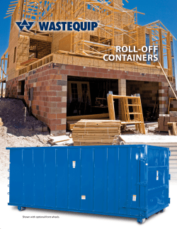 roll-off containers