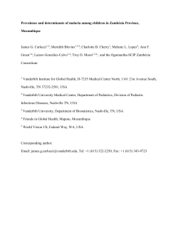 Prevalence and determinants of malaria among children in