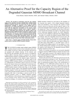 An Alternative Proof for the Capacity Region of the