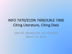 Citing data