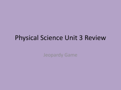 kmt Jeopardy Review Game