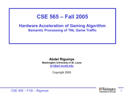 Semantic Processing of TNL Traffic