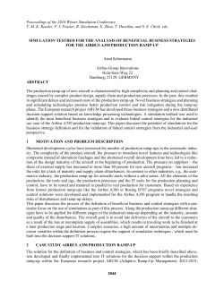 simulation testbed for the analysis of beneficial business strategies