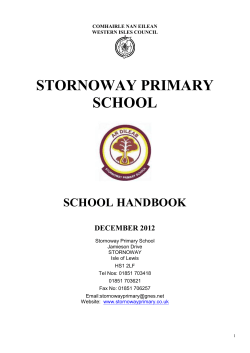 Stornoway Primary School - Glow Blogs