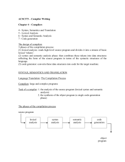 Compilers