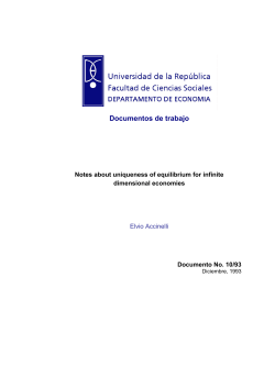 Documentos de trabajo - Facultad de Ciencias Sociales