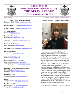 Sigma Theta Tau - The University of Akron