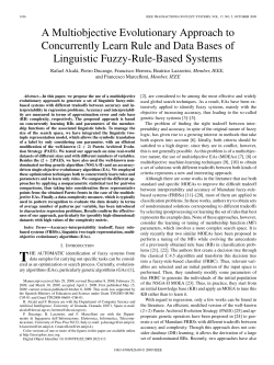 A Multiobjective Evolutionary Approach to Concurrently Learn Rule