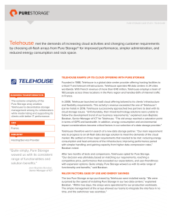 Telehouse met the demands of increasing cloud