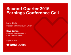 Q2 2016 Earnings Presentation