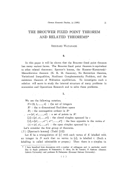 the brouwer fixed point theorem and related theorems