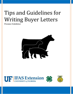 Tips and Guidelines for Writing Buyer Letters