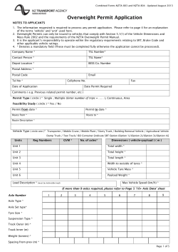 overweight permit application