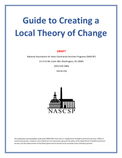 Local Community Action Theory of Change