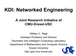 Project overview slides - Geometric and Intelligent Computing