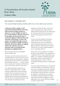 53 Powerful Ideas All Teachers Should Know About Graham Gibbs