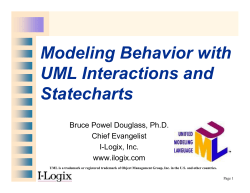 Modeling Behavior with UML Interactions and Statecharts