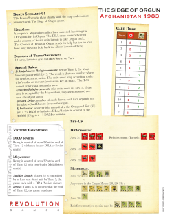 The Siege of Orgun - Play Aid