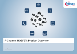 Product Brochure P-Channel MOSFET Product Overview