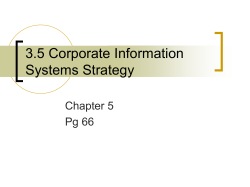 13.3 Corporate Information Systems Strategy - burgate