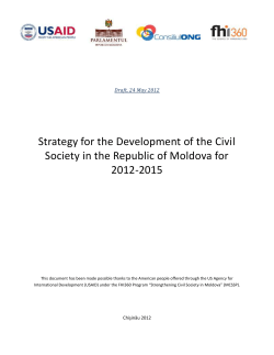1. Context and determining factors of the Strategy