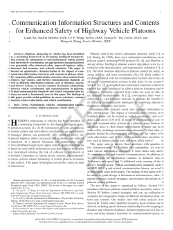 Communication Information Structures and Contents for Enhanced