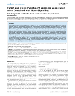 Punish and Voice: Punishment Enhances Cooperation