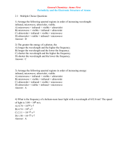 General Chemistry: Atoms First Periodicity and the Electronic