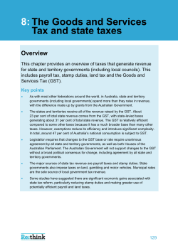 taxes - Tax White Paper