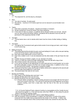 Kwik Cricket Rules - Get Berkshire Active