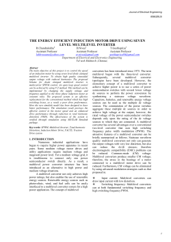 the energy efficient induction motor drive using seven level