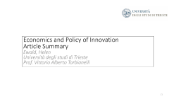 PowerPoint-Pr&auml;sentation - Universit&agrave; degli studi di Trieste