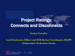Slide 1 - Independent Evaluation Group