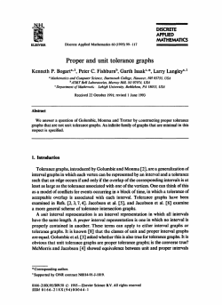 Proper and unit tolerance graphs