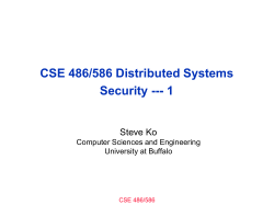 pptx - CSE Buffalo - University at Buffalo