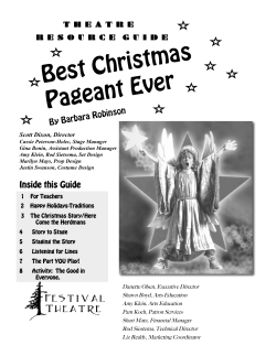 Best Christmas Pageant Ever Guide(F)