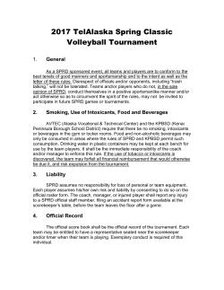 Tourney Rules - City of Seward