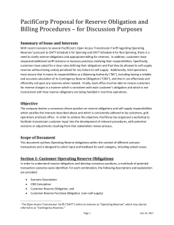 Customer Reserve Obligation