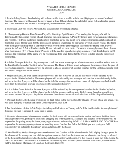 3. Championship Games, PostSeason Playoffs, Standings, Split