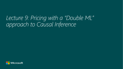 Lecture 10 - Jacob LaRiviere