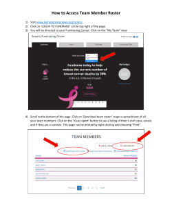 How to Access Team Member Roster
