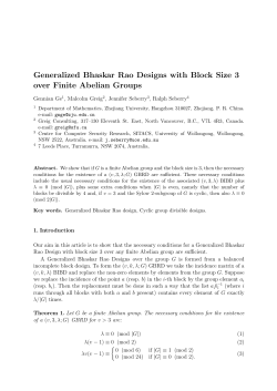 Generalized Bhaskar Rao Designs with Block Size 3 over