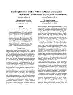 Exploiting Parallelism for Hard Problems in Abstract Argumentation