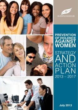 Preventing Violence Against Women Strategy and Action Plan