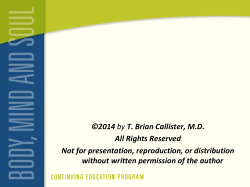 The Continuum of Care and The Post Acute Balancing