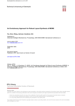 An Evolutionary Approach for Robust Layout Synthesis