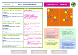 Futsal &ndash; `Scoring from Wide