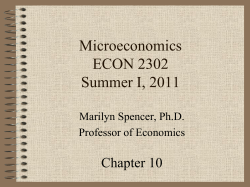 ECON 2301 Spring 2003