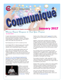 January 2017 - The Association for Women in Communications